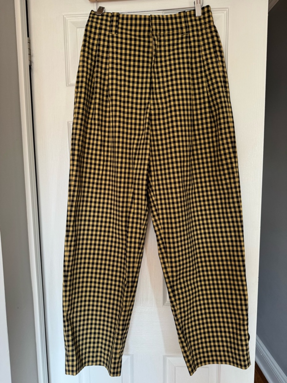 Marni x Uniqlo Gingham Wide Fit Pleated Pants S-M
